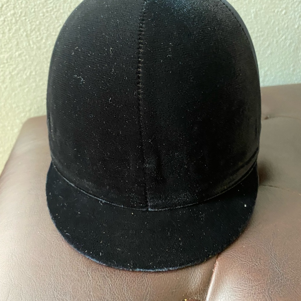 IRH International Riding Helmet  Black Equestrian 7  Velvet